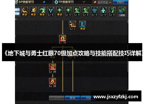 《地下城与勇士红眼70级加点攻略与技能搭配技巧详解》